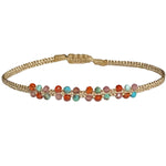 HANDMADE NORA BRACELET WITH INTERMIXED SEMI-PRECIOUS STONES