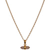 QUARTZ STONE NECKLACE IN GOLD