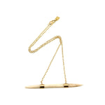 NESRO ETHICALLY SOURCED BONE NECKLACE GOLD