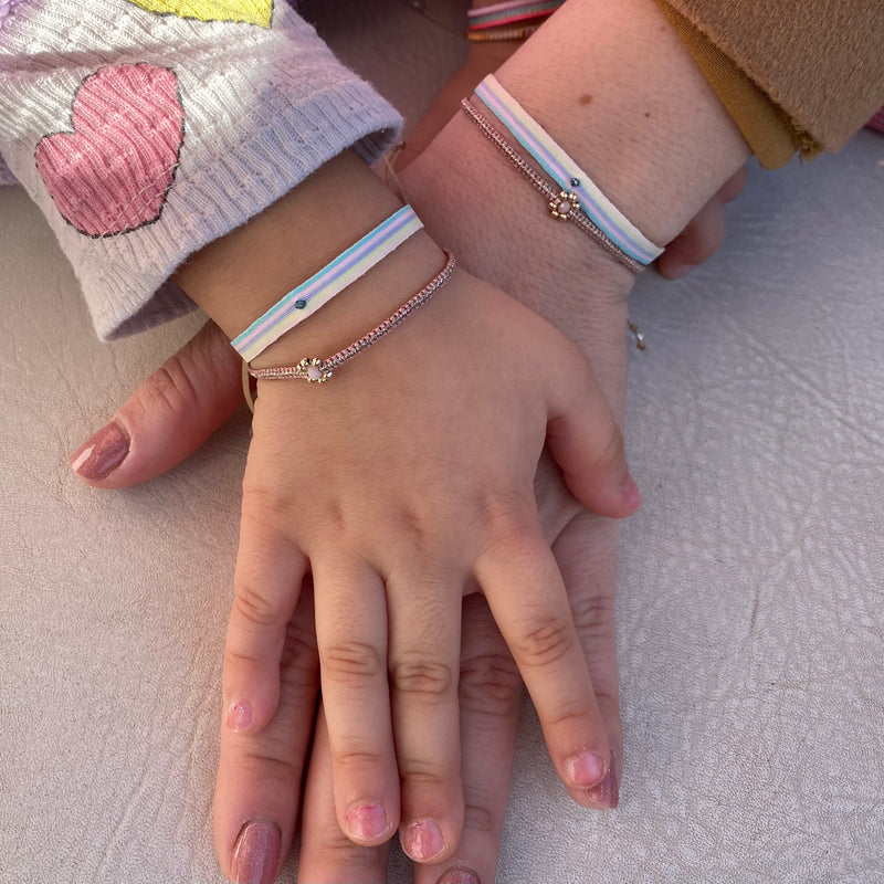 HANDMADE FLOWER KIDS BRACELET