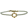 SAPPHIRE HOOP BRACELET IN GOLD