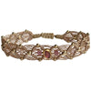 STONEWEB HANDMADE BRACELET WITH PINK TOURMALINE STONE