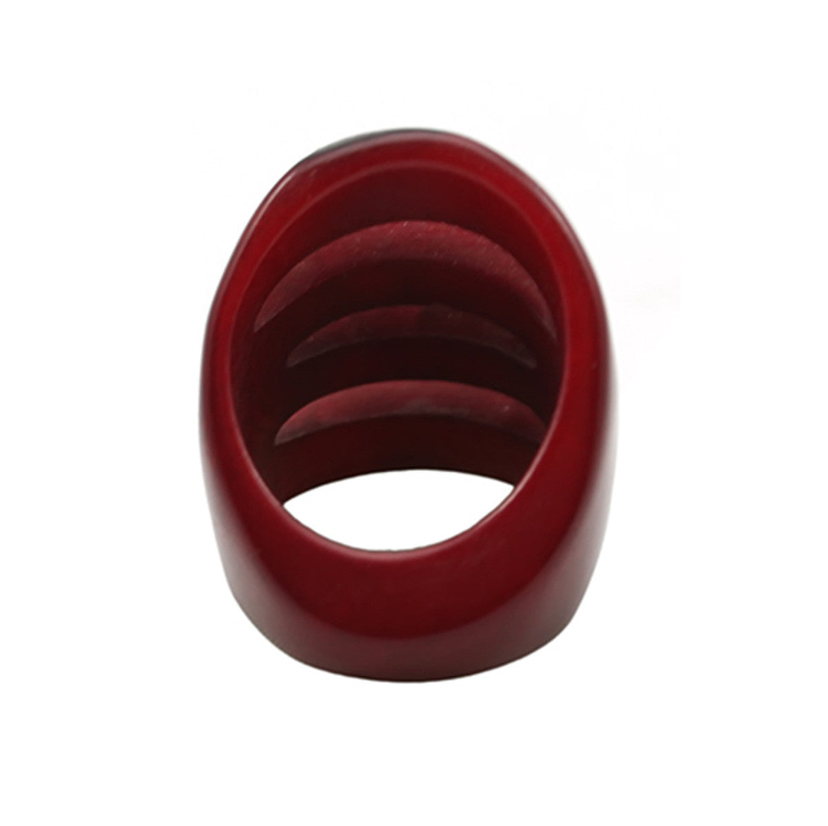 Sydney Statement Vegetable Ivory Ring in Red