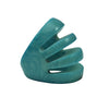 Sydney Statement Vegetable Ivory Ring in Sky Blue