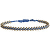 This delicate and beautiful bracelet is handwoven by our team of artisans using 14K gold filled beads and black threads.   You can wear it with your favourite bracelets all season long.   Details:  -14k gold beads details   -Adjustable bracelet  -Width: 3mm  -Can be worn in the water